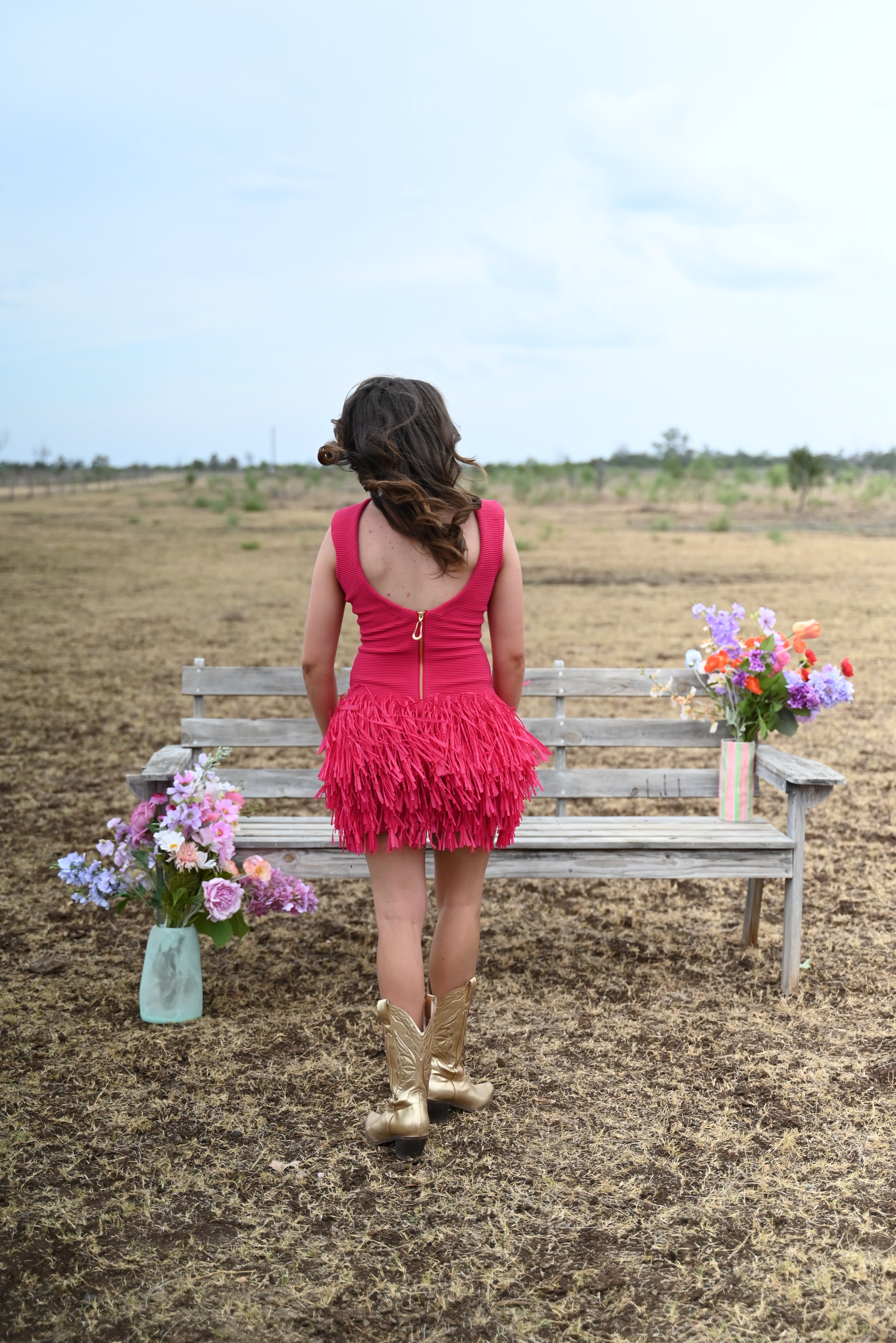 AJE Raffia Mini Dress - Size 8-10