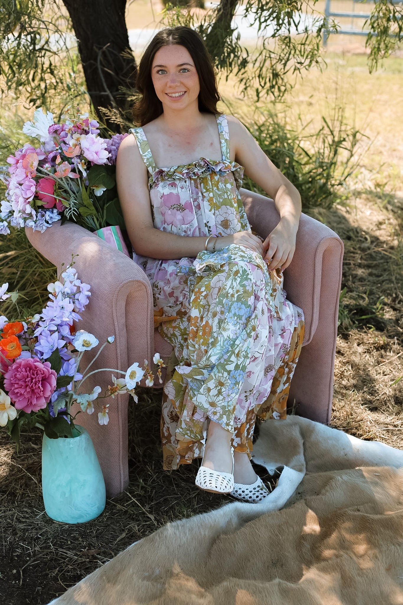 Zimmermann Floral super Eight Maxi Dress - Size 8
