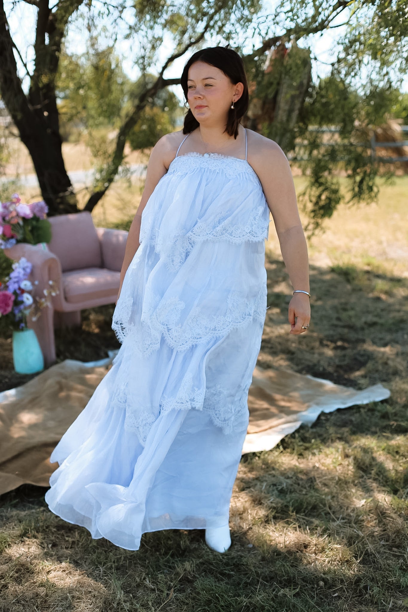 AJE Ophelia Lace Gown - Size 12