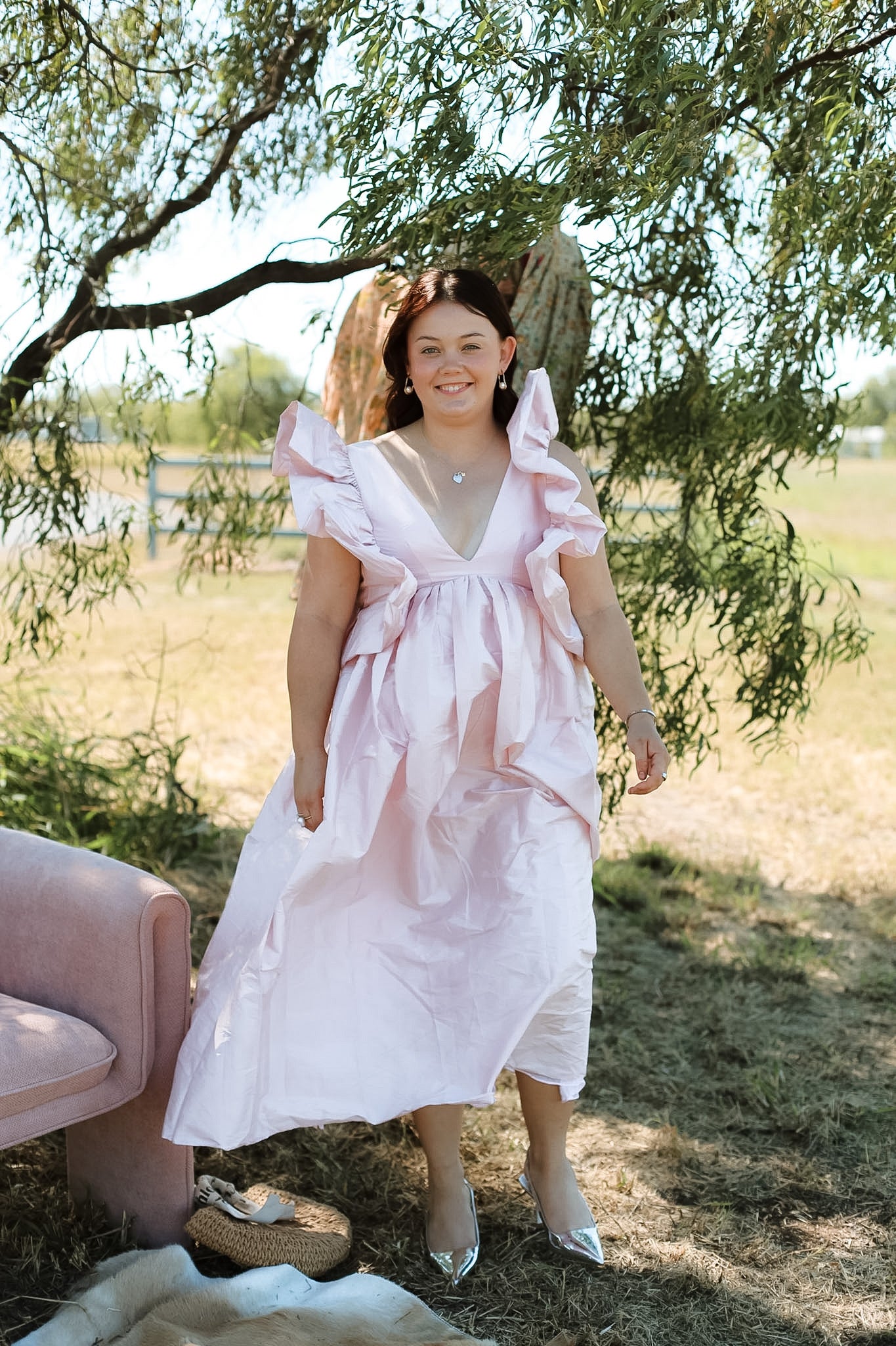 Rooh Collective Bailey Midi Dress - Size 10