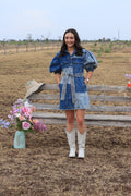 Aje Freecycle Denim Dress - Size 8