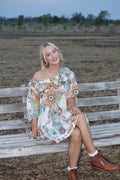 Alemais Farrah Ruffle Mini Dress - Size 8