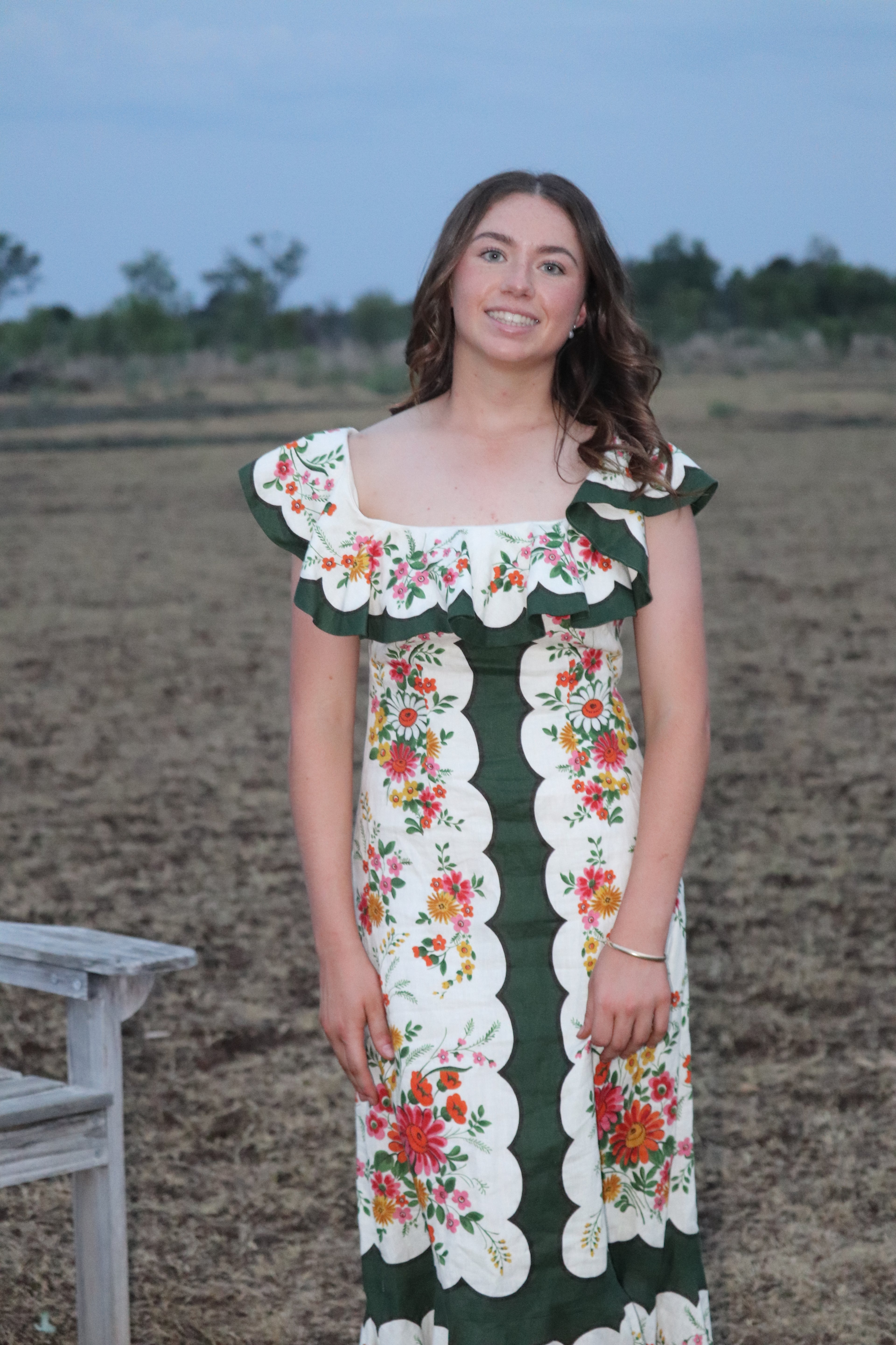Alemais Elisabeth Ruffle Midi Dress - Size 10