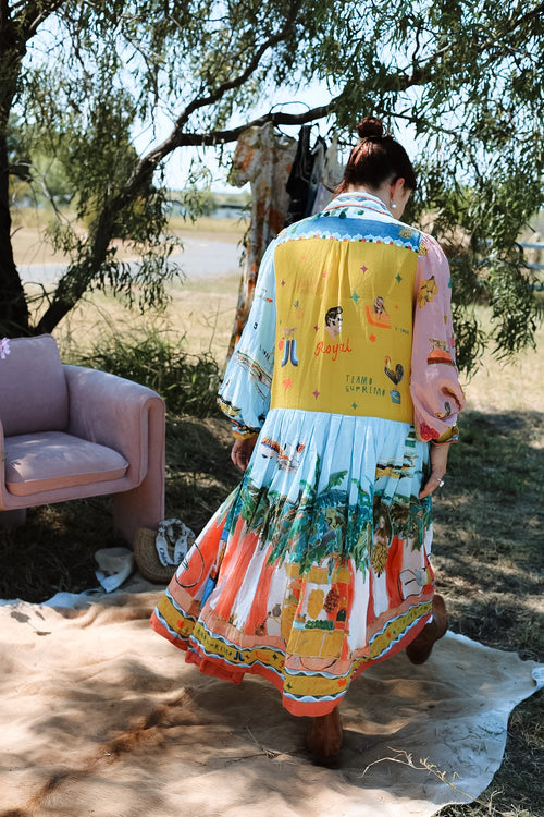 Alemais All Aboard Shirtdress - Size 12