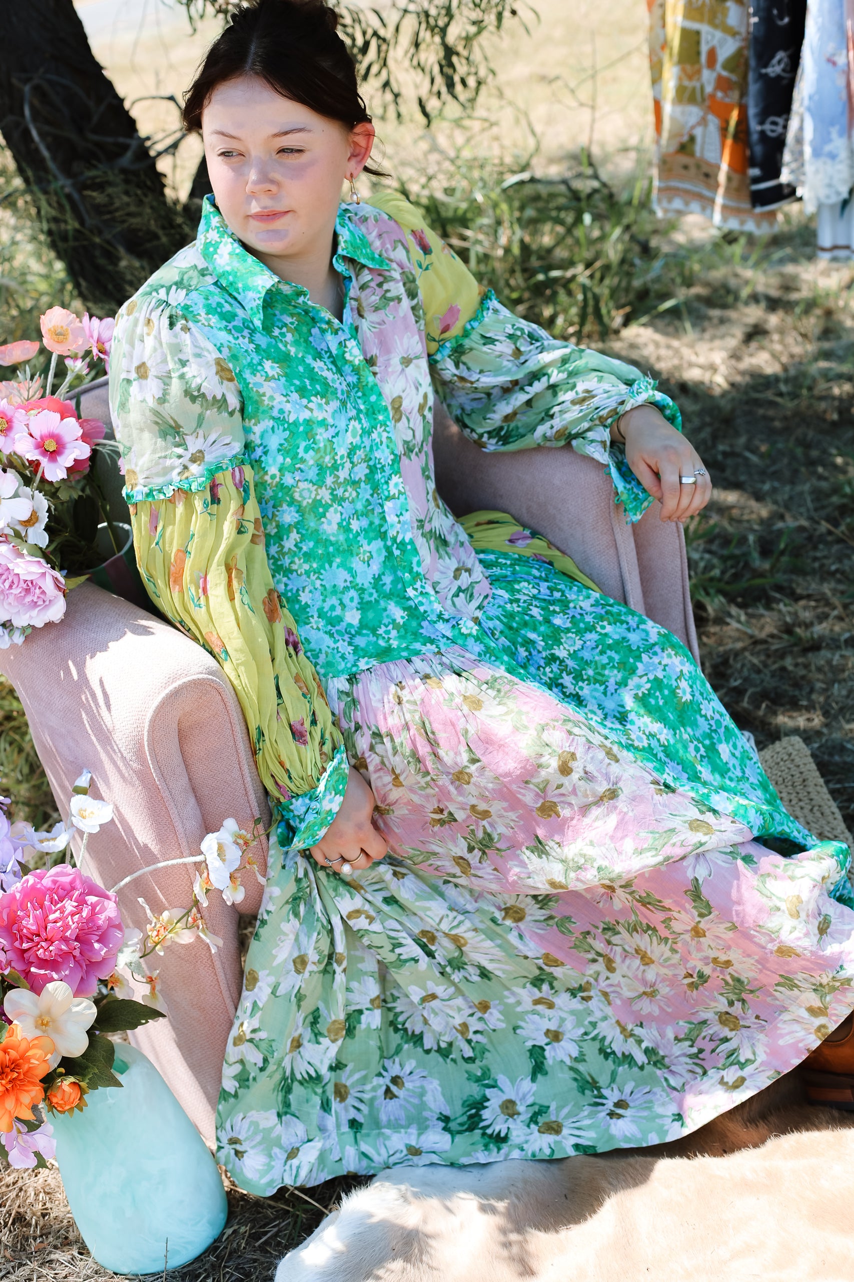 Alemais Kenzie Patchwork Shirtdress - Size 10
