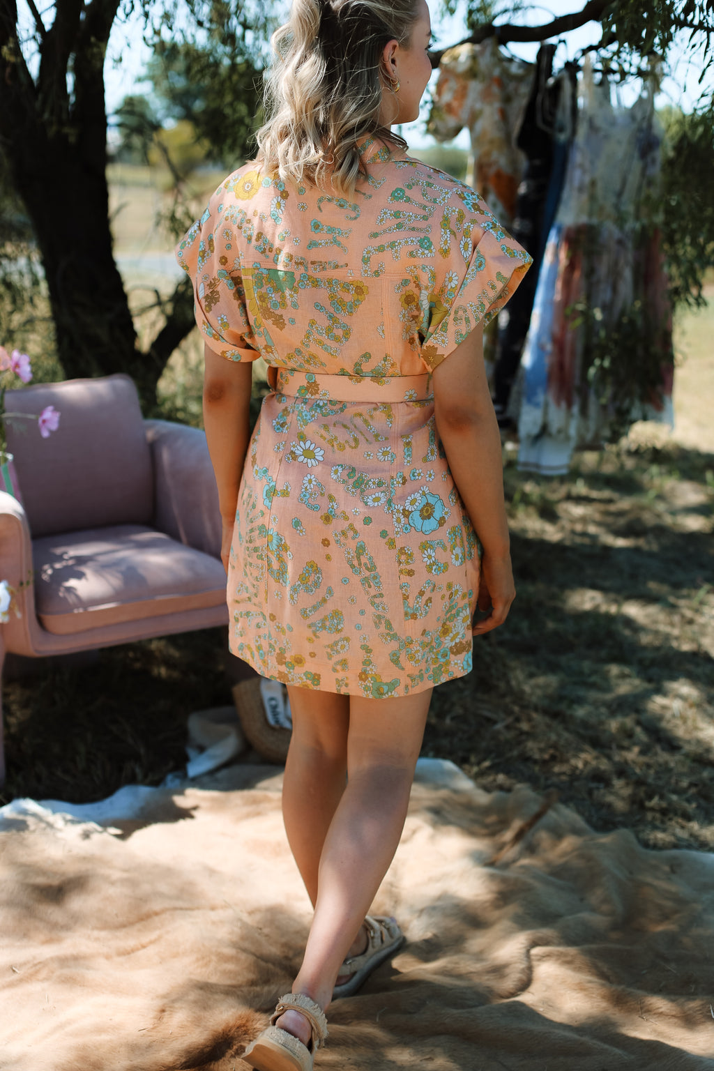 Zimmermann Lola Mini Dress - Size 8