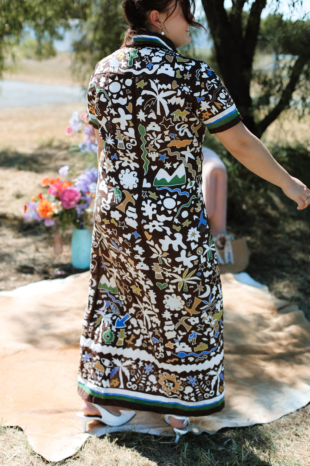 Alemais Maroc Shirtdress - Size 14