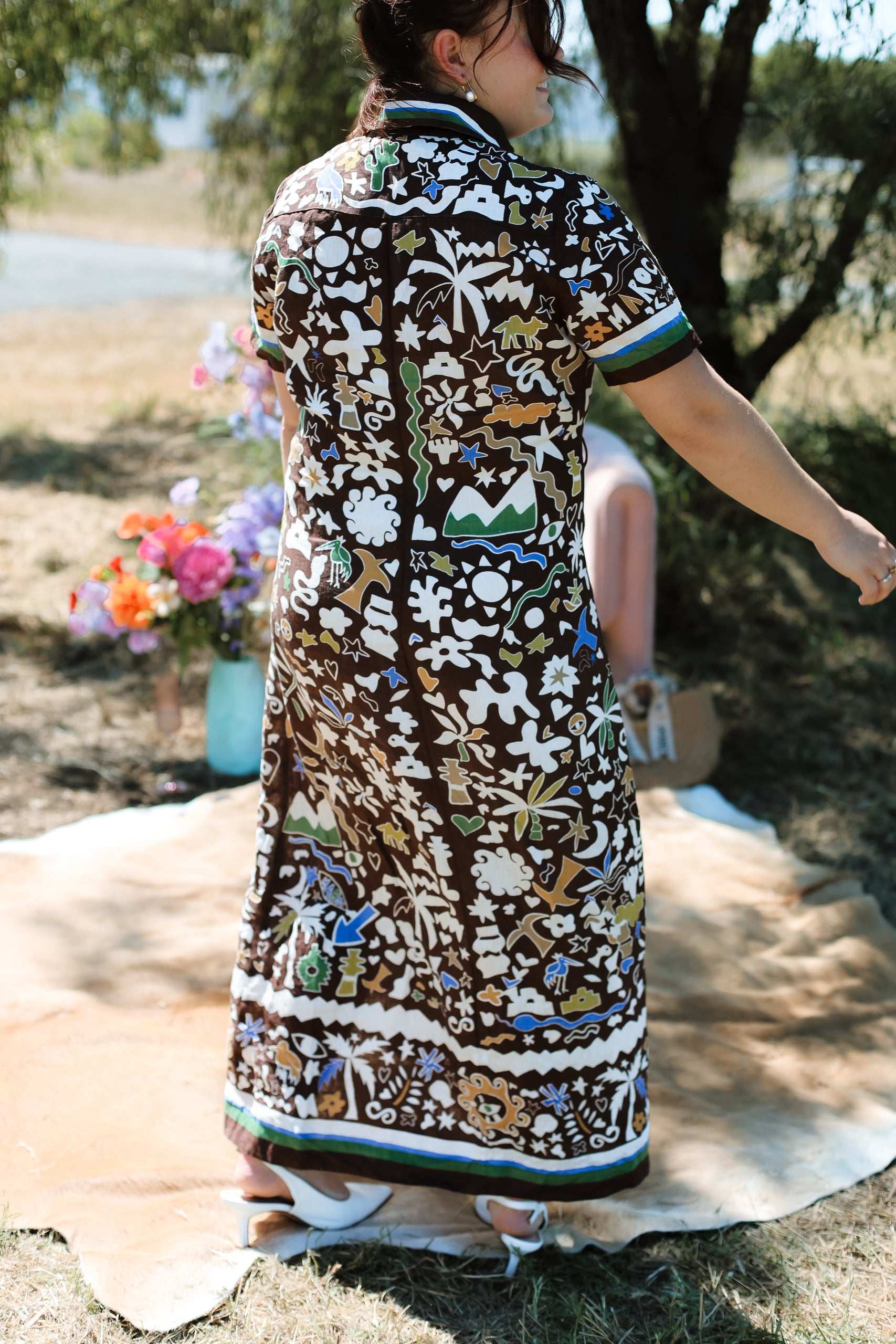 Alemais Maroc Shirtdress - Size 14